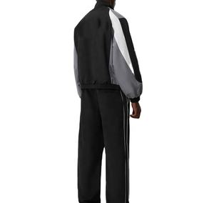 Survêtement rétro vintage pour homme, coupe-vent à rayures, surdimensionné, fermeture éclair, coupe-vent pour homme, best-seller - Product Image 4