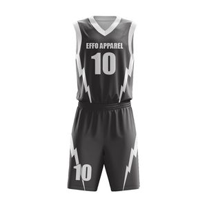 Ensembles d'uniformes de basketball grande taille en gros, maillots de basketball imprimés par sublimation OEM, couleur personnalisée, pour hommes et femmes, prix abordable - Product Image 1