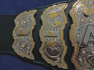 Cinturón de Campeonato Mundial de Peso Pesado de la AEW, Placas de Latón de 2 mm de Grosor, Cinturón de Lucha Libre - Product Image 3