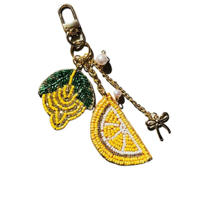 Llavero Étnico con Cuentas, Accesorio Bohemio Elegante para Bolsos, Carteras, Mochilas y Autos, Bordado de Cuentas Coloridas, Hecho de Aleación de Zinc - Product Image 2