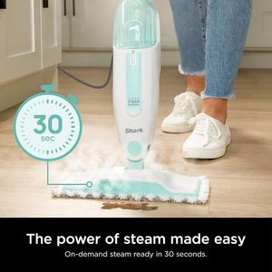 Limpiador a Vapor Ligero 2 en 1 con Tanque de Agua Extraíble, 2 Almohadillas Lavables a Máquina para Suelos Duros y Mármol - Product Image 2