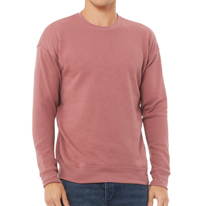 Pull-over décontracté unisexe en coton 100 % léger et écologique, à manches longues, col rond, coupe classique, imperméable, pour l'hiver – Vente en gros - Product Image 6