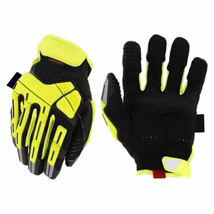 Guantes Mecánicos de Cuero Sintético Amara, Compatibles con Pantalla Táctil, Transpirables, con Protección Contra Impactos, Fluorescentes - Product Image 1