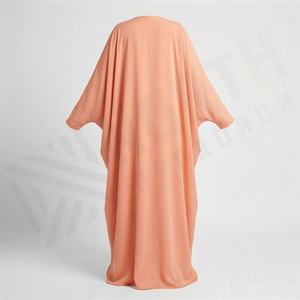 2025 OEM Kimono Outwear Abaya High Stretch Soft Thicker Polyester Fabric Muslim Women V Neck Long Sleeve Party Ramadan Wedding - Product Image 2