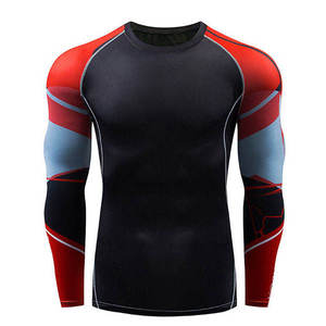 Camisetas de Compresión Personalizadas para Jiu Jitsu Brasileño, Manga Larga, Sin Gi, MMA, Grappling, Entrenamiento, Uniformes - Product Image 1