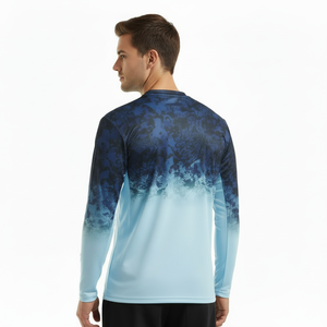 Nueva Camiseta de Pesca con Sublimación UPF50+, Transpirable, de Secado Rápido, Ligera, Reciclada, con Capucha y Manga Larga - Product Image 2