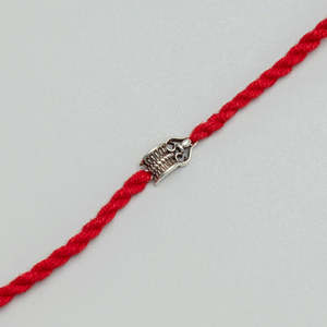 Rakhi Minimalista Unisex de Plata de Ley 925 Bañada en Rodio, Hecho a Mano, para Rakshabandhan, Producto al por Mayor - Product Image 2
