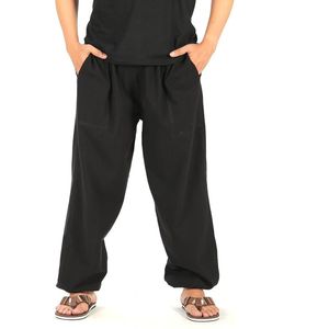 Pantalones Deportivos Holgados para Hombre de Algodón, Pantalones de Descanso con Cordón, Corte Relajado, Ideales para Comodidad - Product Image 1