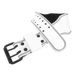 Ceinture de musculation en cuir de 4 pouces de large avec boucle réglable, soutien lombaire unisexe pour l'entraînement en force - Product Image 3