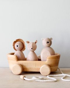 Juguetes de Madera Ecológicos para Bebés, para una Parentalidad Sostenible, Juego Natural y Actividades Educativas para la Primera Infancia - Product Image 3
