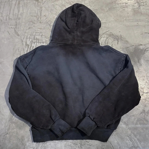 Sweats à capuche délavés style urbain, vêtements décontractés vintage, matière douce, coupe confortable, sweats à capuche délavés pour le quotidien, sweats à capuche effet pierre - Product Image 2