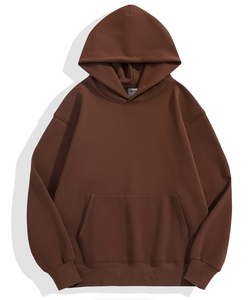 Sudadera con Capucha para Hombre, Color Crema, Corte Regular, Diseño con Bolsillo, Tejido de Punto, 100% Algodón, Estilo Casual Otoñal - Product Image 4