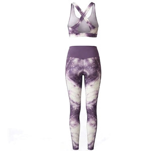 Conjunto deportivo cómodo sin costuras con textura acanalada para mujer, elástico, para entrenamiento, ejercicio, fitness, uso diario y deportivo. - Product Image 6