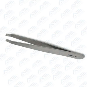 Pinzas para Extensión de Cejas, Herramientas de Cuidado de Belleza, Punta Inclinada, Pinzas Profesionales de Acero Inoxidable para Cejas - Product Image 5