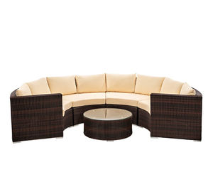 PRSF-098 - Conjunto de Sofá de Ratán de PVC Moderno - Cómodo y Resistente a la Intemperie - Product Image 1