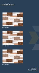 Azulejos digitales brillantes de estilo europeo 300x450, modernos, antideslizantes y antibacterianos para baño, cocina, acentos para paredes interiores - Product Image 4