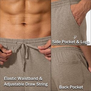 Wholesale <b>Jogger</b> For Men's Mid Waist Eco-Friendly Waterproof Fleece <b>Jogger</b> Pants with <b>Zip</b> <b>Pocket</b> Casual Sweatpants - Product Image 6