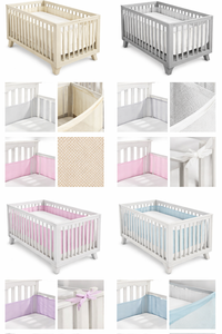 Forro de Cuna Transpirable de Malla Natural 100% Algodón Orgánico de Annamar Clothing con Certificación CPC, Seguro para Bebés, Personalizable - Product Image 5