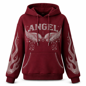 Sudadera con Pedrería al por Mayor para Personalización de Marca - Fabricante OEM, Sudaderas para Mujer al por Mayor - Product Image 1