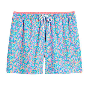 <b>Men's</b> Floral Printed Board Shorts Quick Dry Elastic Waist Casual Swim <b>Trunks</b> Short Length <b>Mens</b> Soft Cotton Denim Shorts - Product Image 6