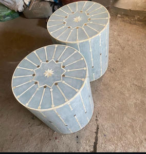 Best Selling Modern Handmade Black Bone Inlay Ottoman/<b>Stool</b> for Farmhouse Convertible for Bedroom Home Living Room Villa - Product Image 5