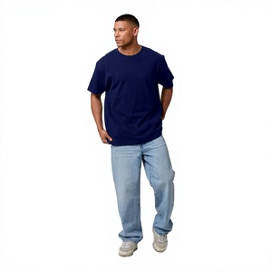T-shirt pour homme 2024 personnalisé, style streetwear, coupe ample, épaules tombantes, respirant, séchage rapide, 100% polyester - Product Image 4