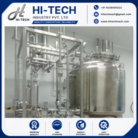 Ligne de production de sirop liquide en acier inoxydable avec système de mélange, d'homogénéisation et de remplissage automatiques