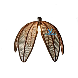 Trending Style Bamboo Rattan <b>Ceiling</b> Lamp Handmade Wicker Pendant <b>Light</b> for Restaurant Resort Decoration - Product Image 1