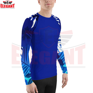 Meilleur prix de gros – Rashguard de compression personnalisé en tissu Spandex et Nylon, vêtement de fitness à séchage rapide pour adulte - Product Image 4