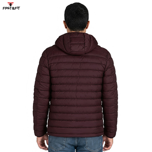 High Quality Lightweight Eco-Friendly <b>Puffer</b> <b>Jacket</b> Winter Stand Collar Zipper Closure Front Logo Hooded <b>Cheap</b> Price for Sale - Product Image 2