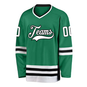 Maillot de hockey personnalisé pour hommes, uniforme d'équipe personnalisé, respirant, séchage rapide, vêtements de sport pour hockey sur glace, fournisseur - Product Image 2