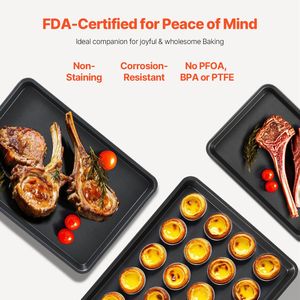 Ensemble de 3 ustensiles de cuisson en acier au carbone antiadhésif avec poignée en silicone - Product Image 5