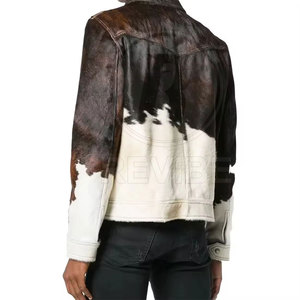 <b>Top</b> Selling Winter Hair on <b>Leather</b> Jacket Premium Quality Eco-Friendly Breathable Stylish Men's Online Sale - Product Image 5