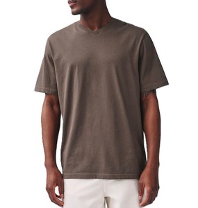 T-shirts décontractés pour hommes, coupe classique, col rond, 100% coton, manches courtes, respirants, séchage rapide - Impression personnalisable, couleurs foncées - Product Image 6