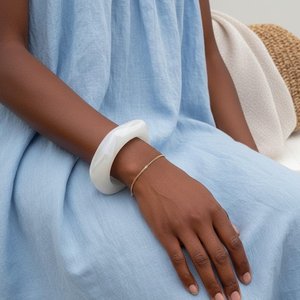 Resin Bangles <b>Bracelet</b> Eco-Friendly Sculpted Design Round Shape Customized Color Women's Jewelry Fashion Best Bangles - Product Image 5