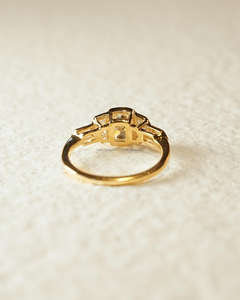 Anillo Unisex de Oro Blanco de 14k con Diamante de Corte Cojín, Cultivado en Laboratorio IGI/GIA, Estilo Vintage, para Boda/Compromiso, Regalo de Aniversario - Product Image 3