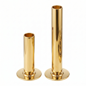 Luxury Copper <b>Candle</b> Stand With Cone Base And Sphere Detail For Home Decoration <b>Taper</b> <b>Candle</b> Holder Wedding Decor <b>Taper</b> <b>Candle</b> - Product Image 5