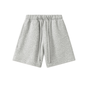 Shorts pour hommes en coton 100% avec logo personnalisé, 345 g/m², shorts de sport à cordon de serrage, shorts de jogging en molleton, shorts décontractés pour l'extérieur pour hommes - Product Image 3