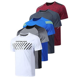 Camisetas de Cuello Redondo de Secado Rápido, Únicas y Activas, Suaves y Elegantes, Ajuste Cómodo, Estampado Personalizado en Diferentes Colores, Camiseta de Manga Corta para Hombre - Product Image 1