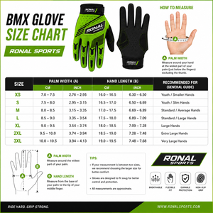 ถุงมือแข่งรถ RONAL SPORTS แบบเต็มนิ้ว ระบายอากาศได้ดี กันลื่น พร้อมตัวล็อคแบบหัวเข็มขัด ผลิตจากโพลีเอสเตอร์และผ้าฝ้าย สำหรับมอเตอร์ครอส - Product Image 6