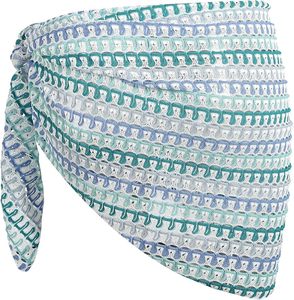 Women's Handmade Style Crochet Sarong Cover Up Tie Side Beach Mini <b>Skirt</b> - Product Image 3