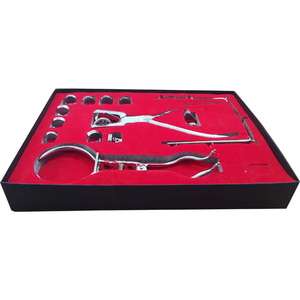 Kit de 15 pinces à diaphragme en acier inoxydable réutilisables et autoclavables, poignée ergonomique, 12 positions de mâchoire, instruments dentaires CE - Product Image 3