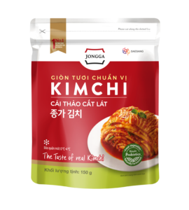 Kimchi de chou Napa en tranches JONGGA prêt à consommer 150g - Mini-paquet en gros, accompagnement coréen probiotique pour la vente au détail et la restauration - Product Image 2