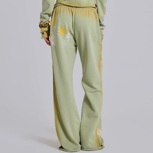 Pantalones Jogger Cargo Oversize para Mujer, Estilo Streetwear, Personalizados, con Efecto Desgastado por el Sol, de Mezcla de Algodón, Casuales, con Lavado Vintage - Product Image 2