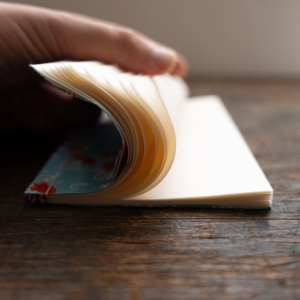 Carnet artisanal de style japonais avec papier Washi japonais - Product Image 1