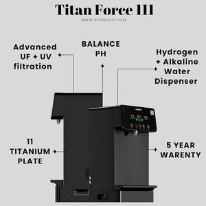 Ioniseur d'eau alcaline |   Distributeur d'eau électrique chaude/froide, ambiante et ionisée pour usage domestique et en cuisine - Product Image 5
