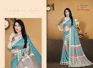 Saris en soie modernes prêts-à-porter pour les fêtes, collection de designers élégante, commandes en gros à prix compétitifs - Product Image 6