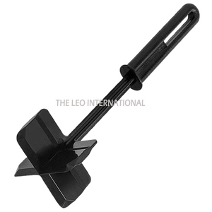 Spreader Roller Factory High Quality Garden Grass <b>Fruit</b> & <b>Vegetable</b> <b>Tools</b> Manual Fancy Style Luxury Iron Metal Black Plated - Product Image 2