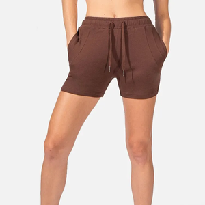 Leggings Cortos de Yoga con Logotipo Personalizado, Shorts de Yoga con Efecto Push-Up para Mujer, Shorts Deportivos para Fitness, Pantalones de Yoga con Bolsillos - Product Image 6