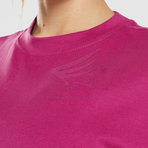 T-shirt en toile pour femme de haute qualité - Léger, couleur et logo personnalisés, respirant, 100% coton, vêtements décontractés - Product Image 6